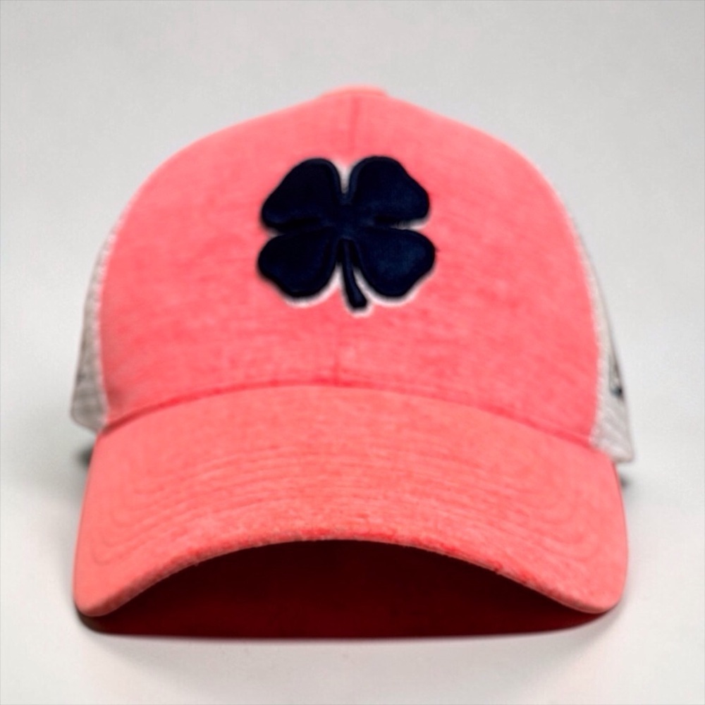 Black Clover-Live Lucky Golf Cap Peach/Navy Blue Size-L/XL EUC